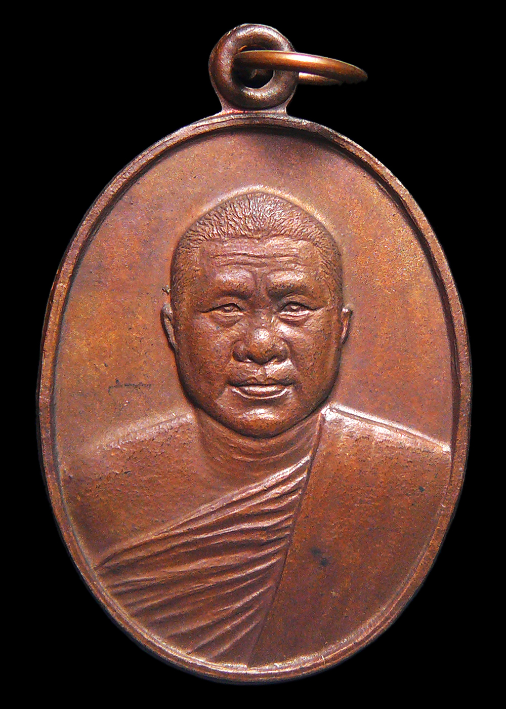 เหรียญหลวงพ่อดำ วัดนภาราม(วัดใหม่) จ.นราธิวาส รุ่น1 ปี2529