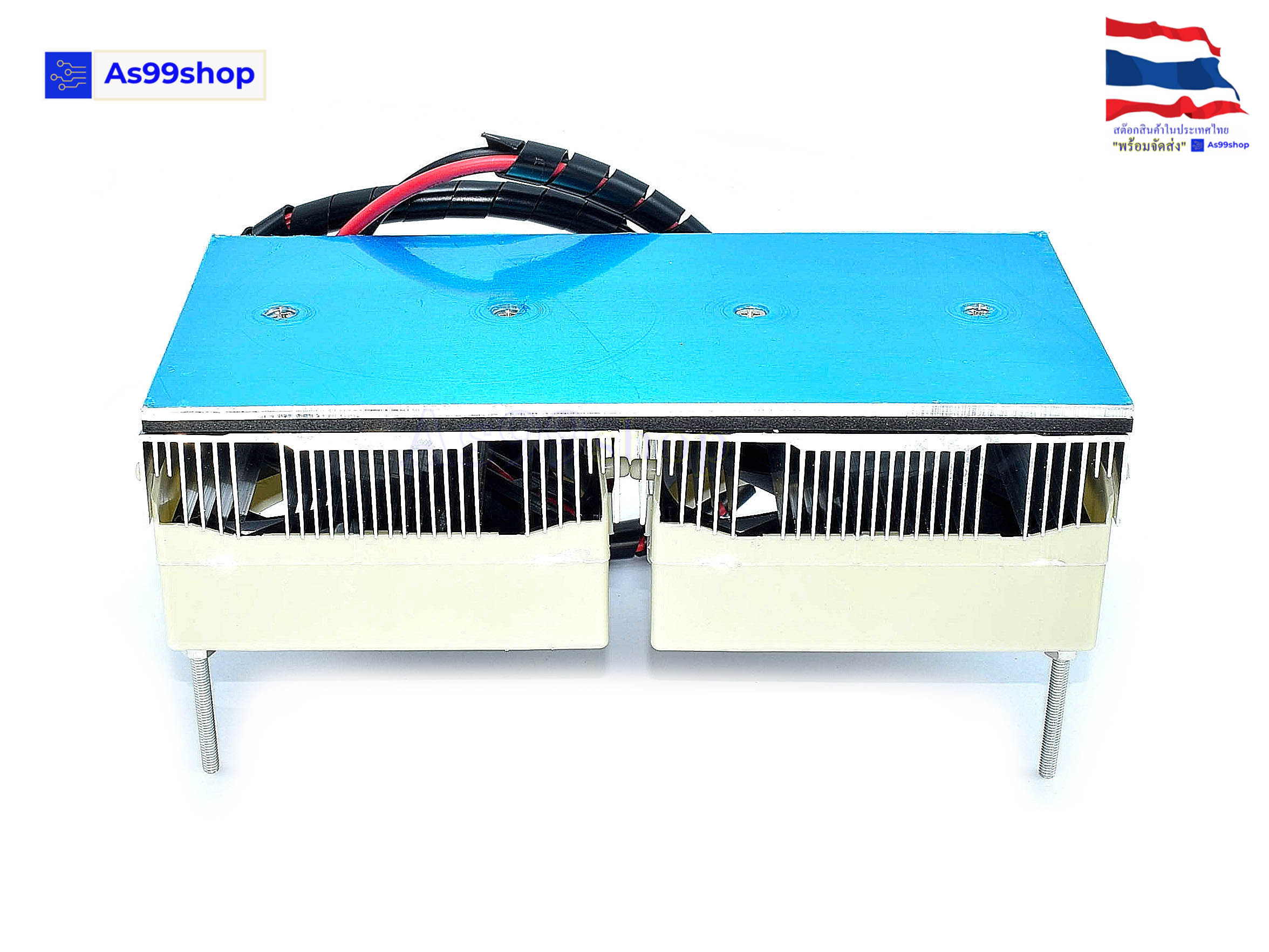 ชุดทำความเย็นบนเพลท ขนาด 10*20 cm cooling module(สินค้าประกอบเสร็จรวมแผ่นร้อนเย็น)