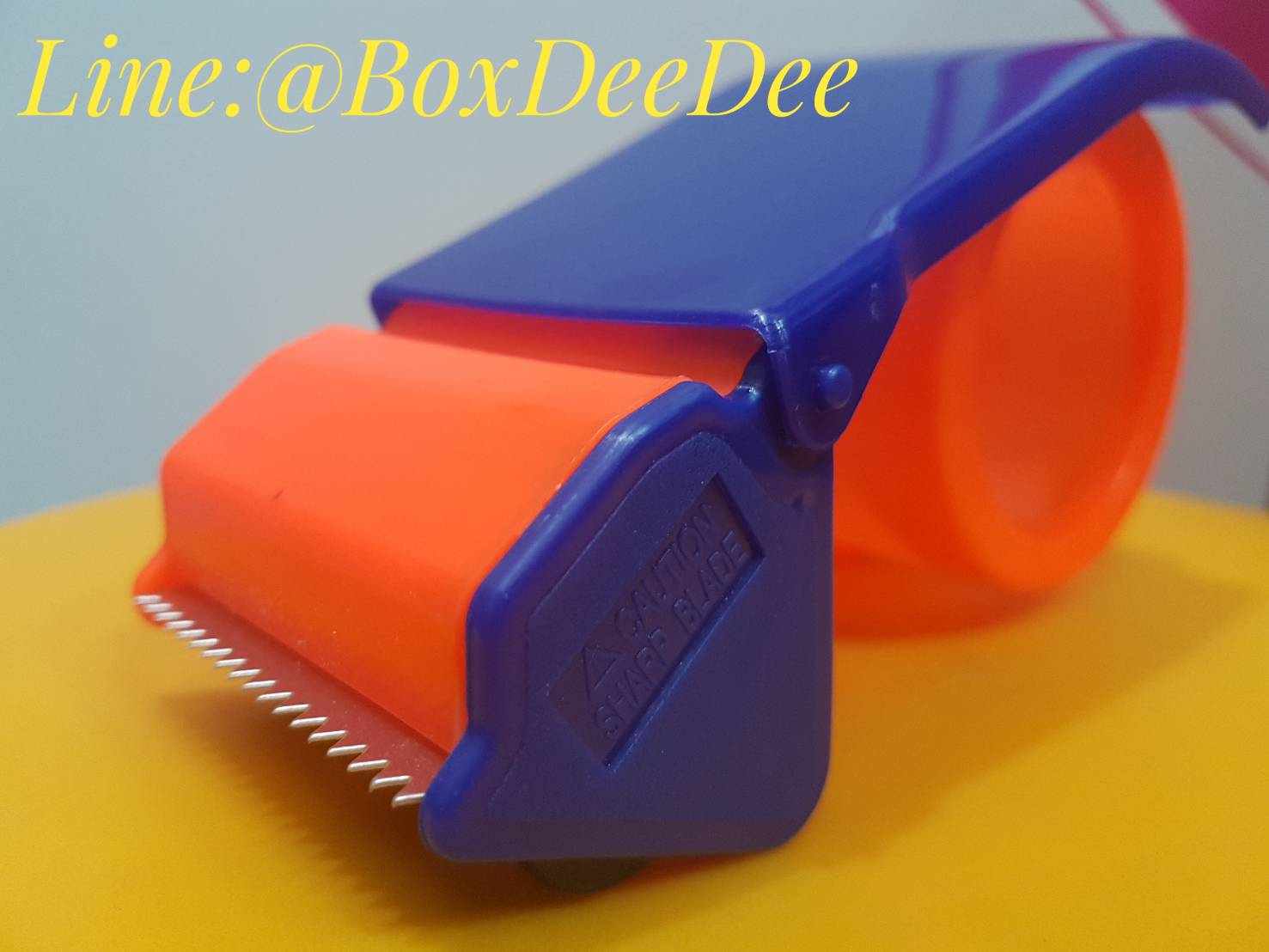 ที่ตัดเทปกาวสำหรับเทปหน้ากว้าง2นิ้ว-แท่นตัดเทปกาวขนาดแกน3นิ้ว-ตัดตัดเทปกาวโอพีพี แบบพลาสติก ใบมีดคมกริบจ้า