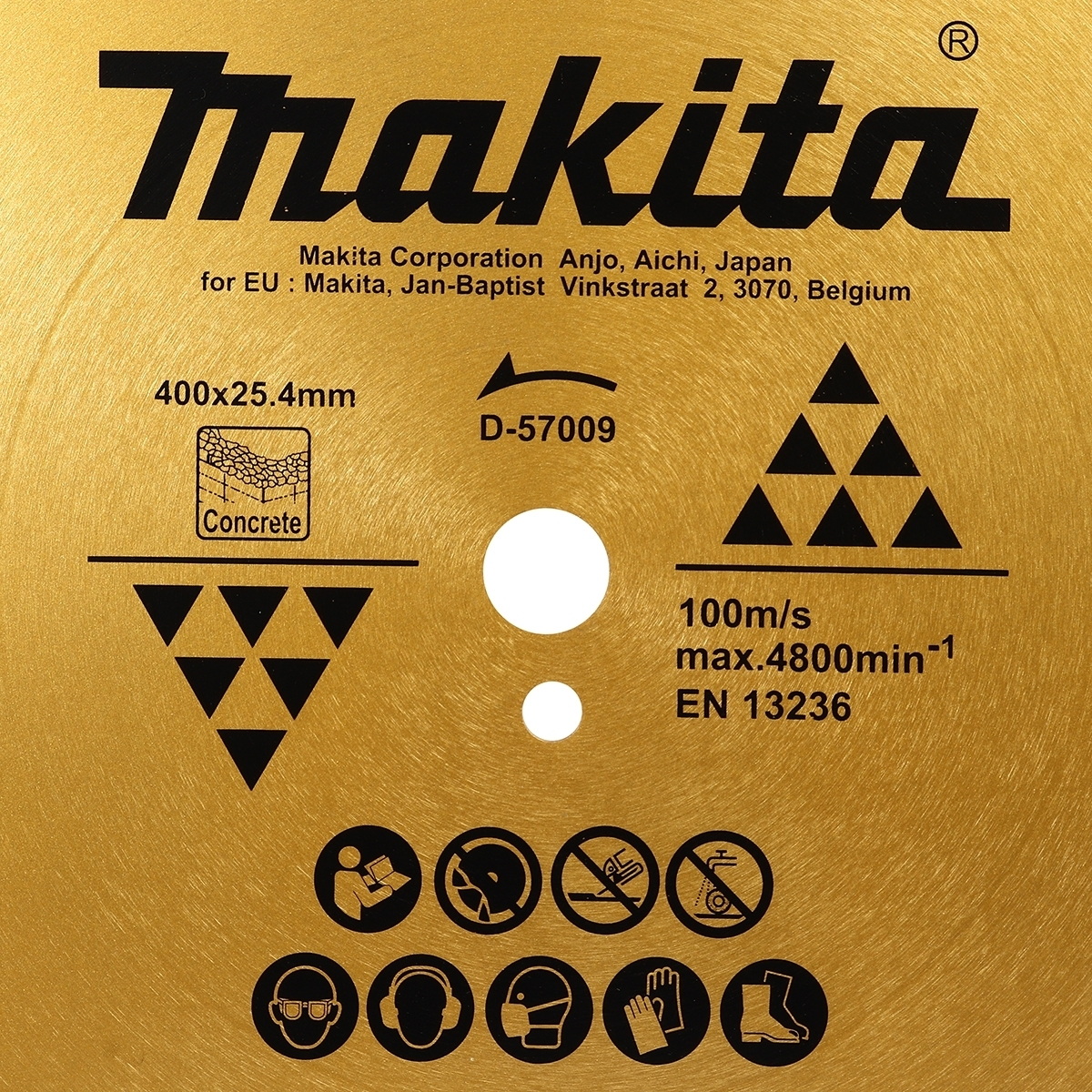 MAKITA D-57009 ใบเพชร LASER 16"x4mm