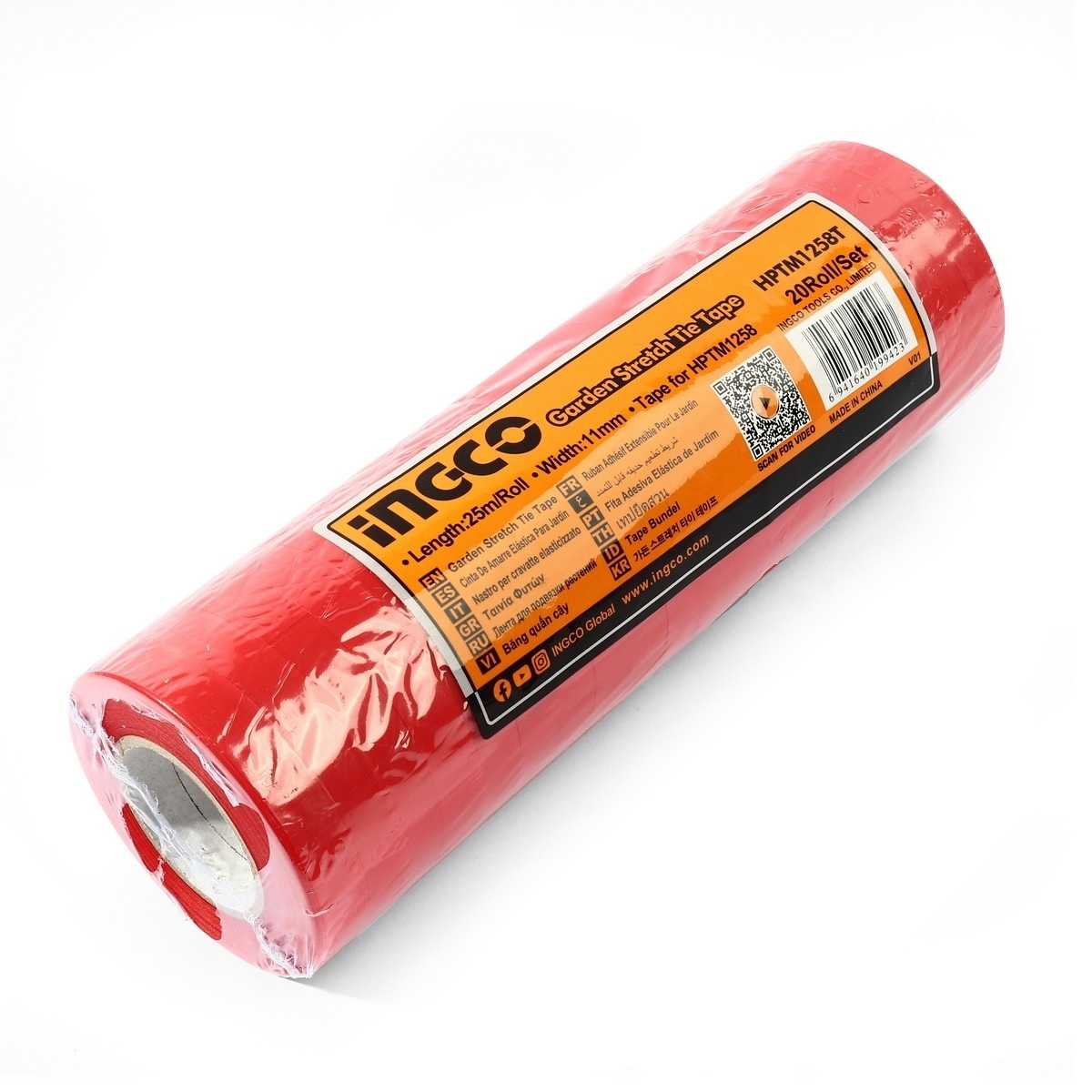 INGCO HPTM1258T เทปรัดกิ่งไม้ 25m (20ม้วน/ชุด)