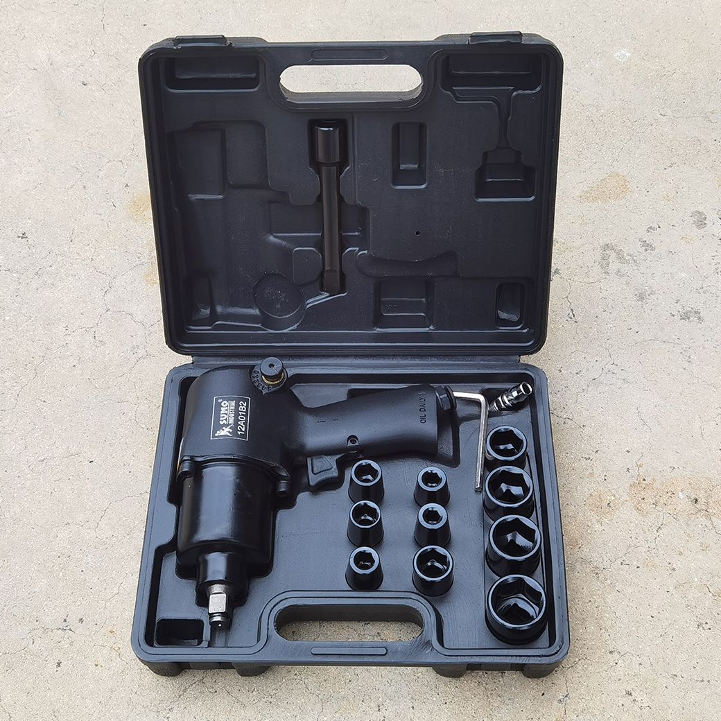 SUMO 12A01B2-B บล็อกลม 1/2" 660Nm ลูกตีคู่