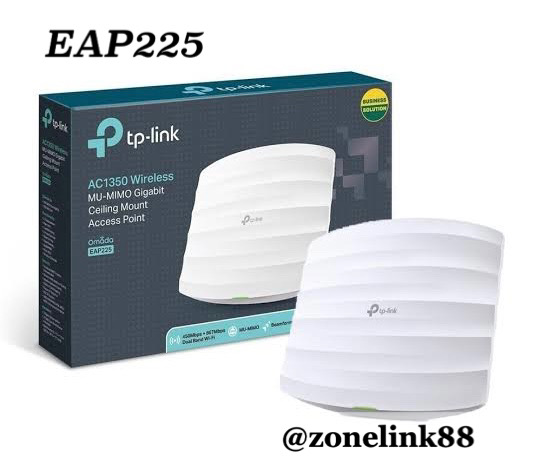 TP-Link AC1350 Wireless MU-MIMO Gigabit Ceiling Mount Access Point EAP225