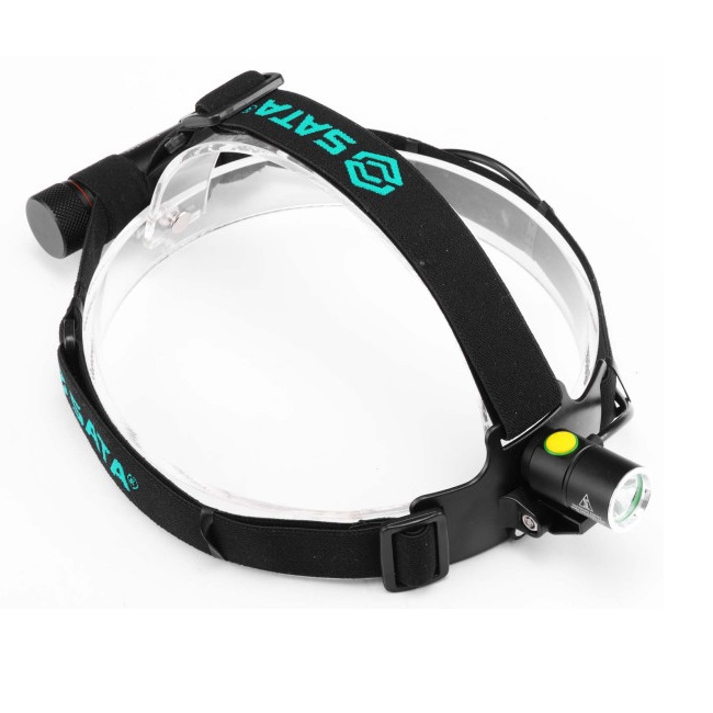 SATA 90903 ไฟฉายอลูมิเนียมอัลลอยด์คาดหัว 140LM