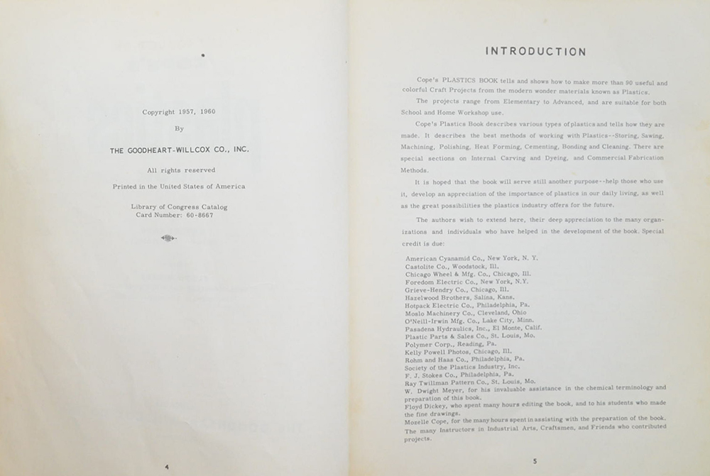 COPE’S plastics Book (ตำหนิ)