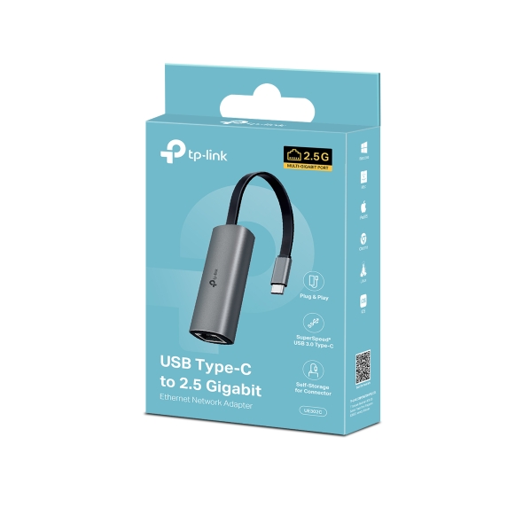 UE302C USB Type-C to 2.5 Gigabit Ethernet Network Adapter