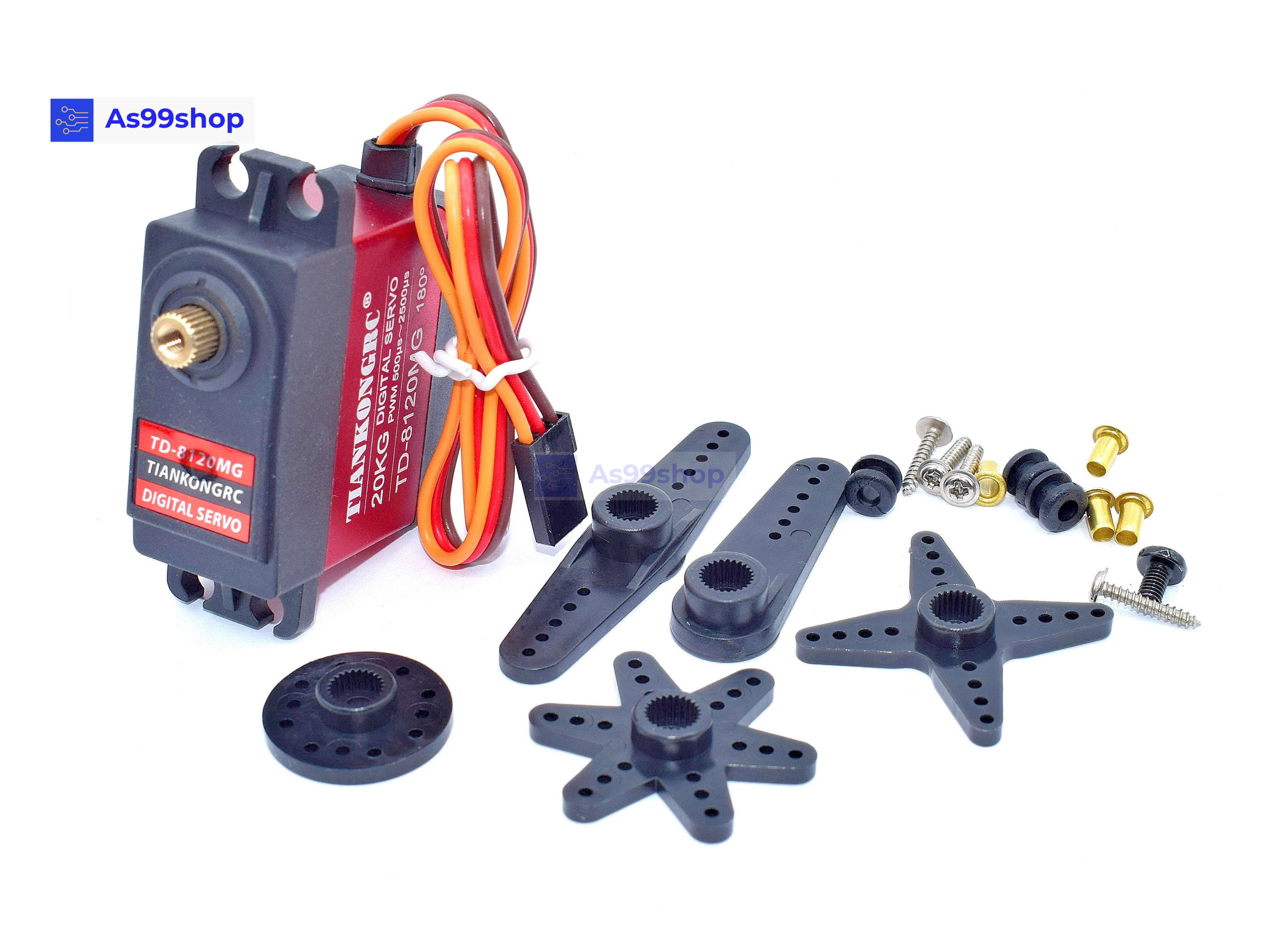 เซอร์โว TD-8120MG Digital Servo แรงบิด 21.8 kg/cm (6.6V) high torque