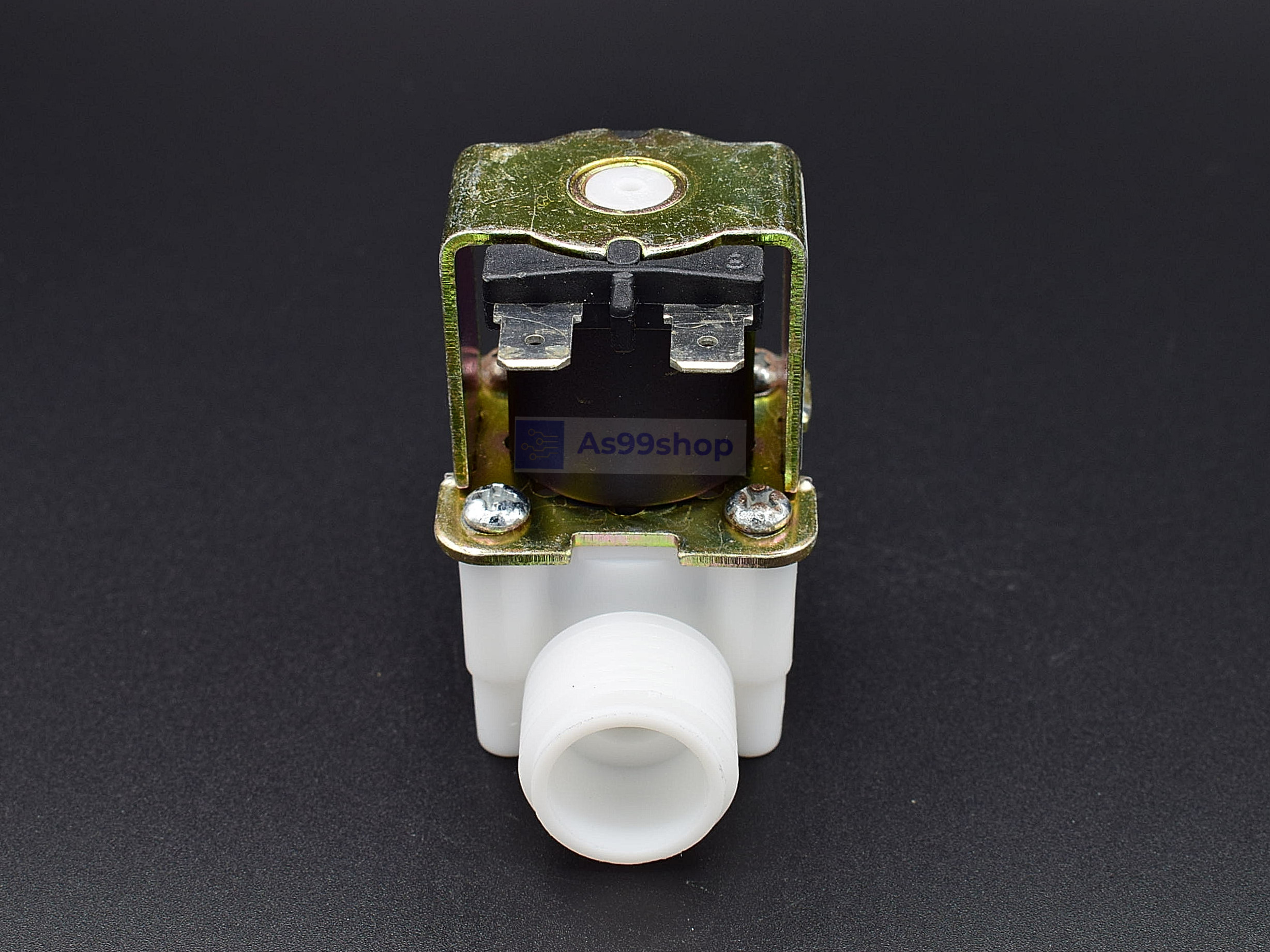 โซลินอยด์วาล์วพลาสติก Solenoid Valve 24Vdc 1/2 นิ้ว สำหรับเปิด-ปิด น้ำ