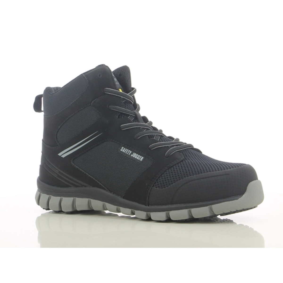 JOGGER รุ่น ABSOLUTE BLK รองเท้าเซฟตี้ หุ้มข้อ หัวนาโนคาร์บอน ป้องกันไฟฟ้าสถิต ESD No.EU 35-47