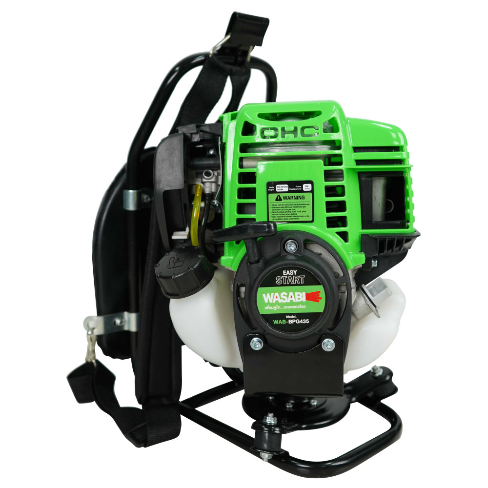 WASABI WAB-BPG435 เครื่องตัดหญ้าสะพายหลัง ข้ออ่อน เบนซิน 4 จังหวะ 35.8cc
