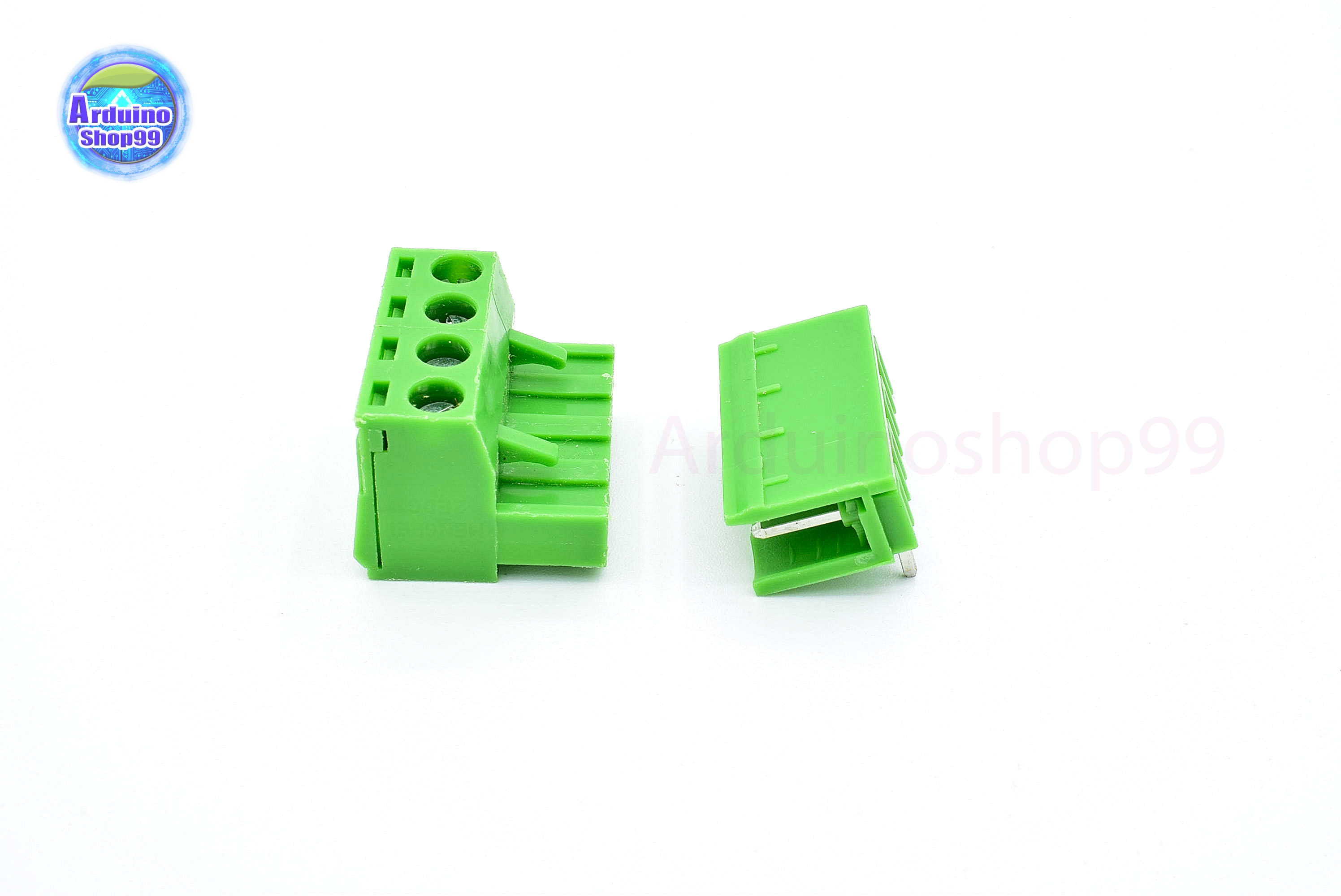 Terminal Block PCB connector 4P / 2EDGK 5.08mm plug-in ( 1 ชุด ผู้+เมีย )