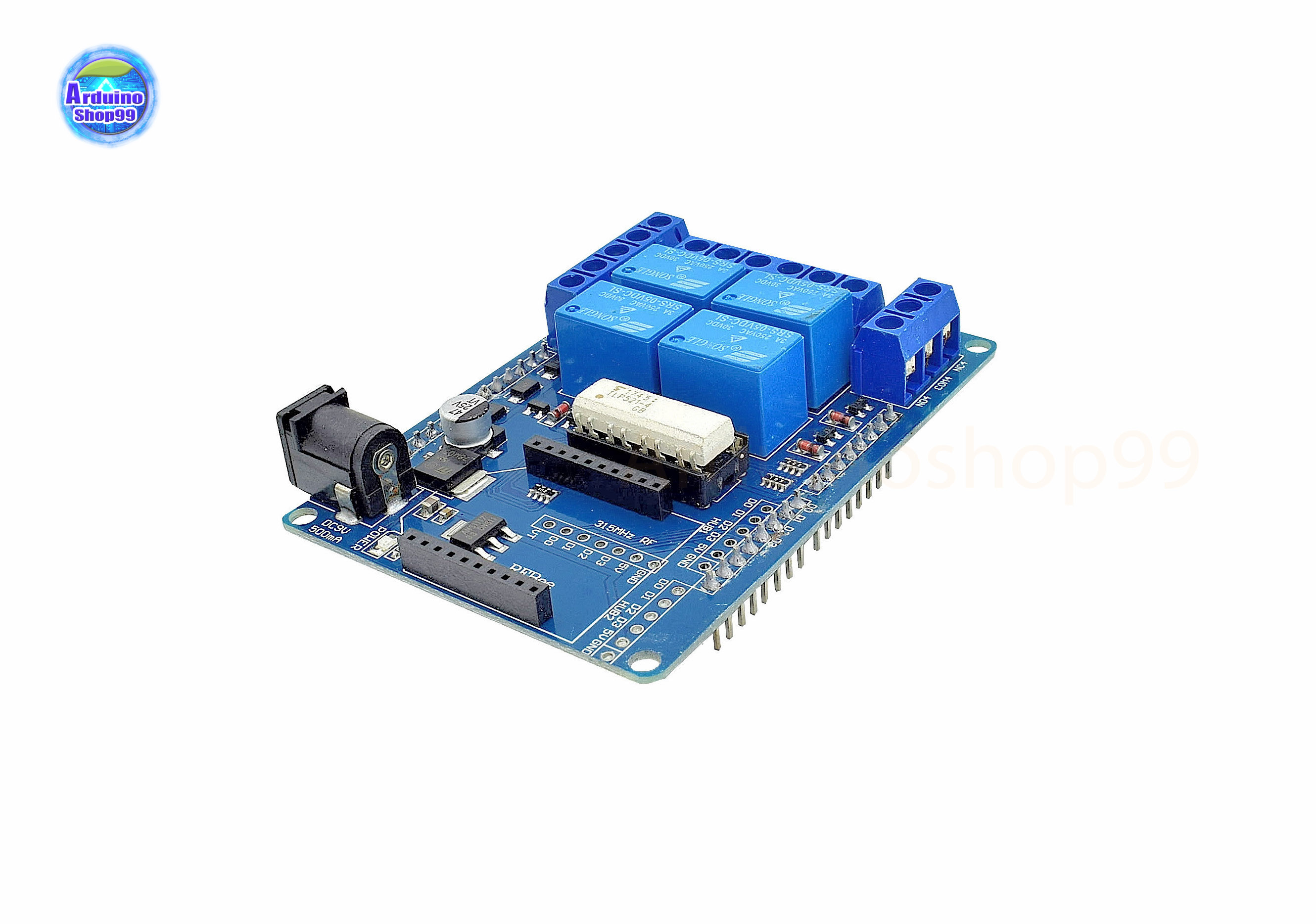 4 Channel Relay And Xbee Shield For Arduino
