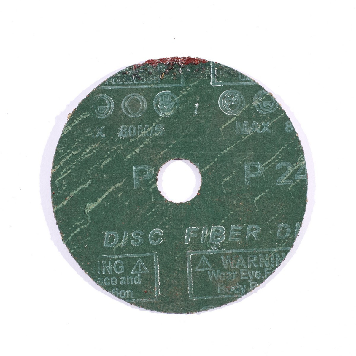 VALU กระดาษทรายกลม หลังไฟเบอร์ 4" No.24-120 ขัดโลหะ (25ใบ/แพ็ค)