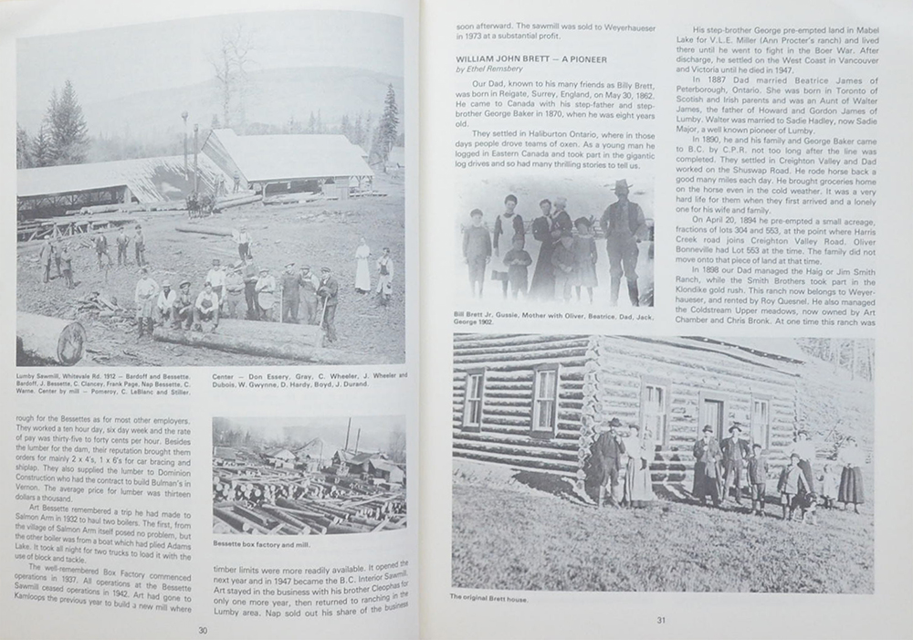 GRASSROOTS OF LUMBY 1877-1927