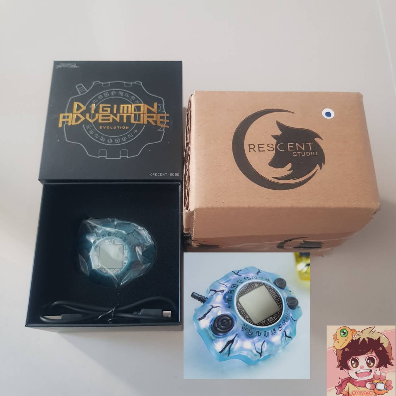 Crescent Studio - Digivice(Before Last Evolution Color Ver.)(DIGIMON ADVENTURE)[LAST BLUE]ดิจิม่อน ดิจิไวซ์ ไทจิ อากูมอน การพัฒนาร่างครั้งสุดท้าย