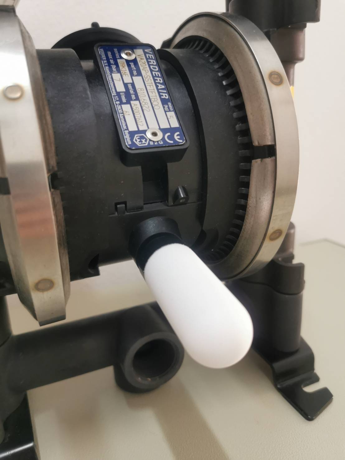 Diaphragm Pump, VERDERAIR,VA20AP-SSTFTFTBOO