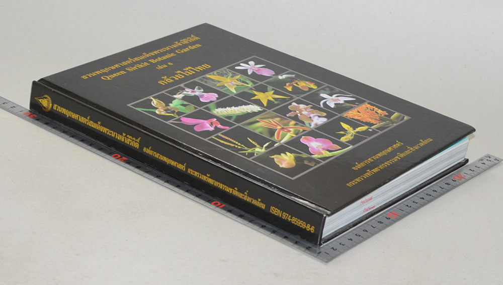 สวนพฤกษศาสตร์สมเด็จพระนางเจ้าสิริกิติ์ เล่ม 6 กล้วยไม้ไทย (ขายตามสภาพ)