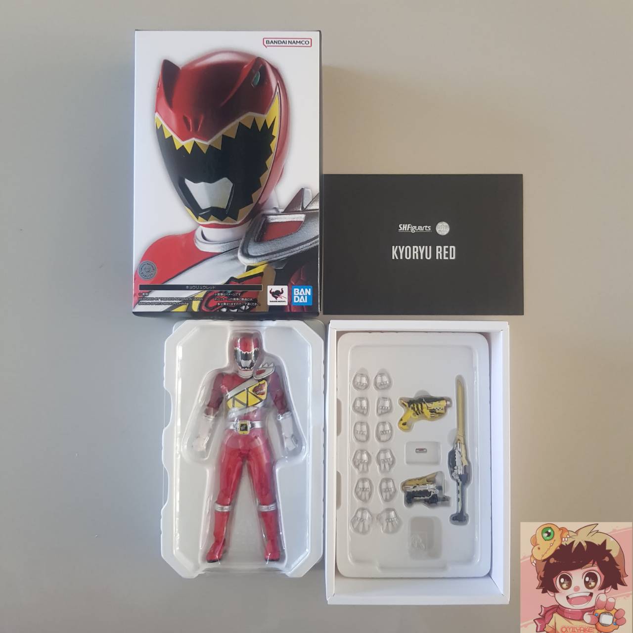 S.H.FIGUARTS(SHINKOCCHOU SEIHOU)Zyuden Sentai Kyoryuger - KYORYU RED(Daigo Kiryu) Ver 2.0[BANDAI]ขบวนการผู้กล้าไดโนเสาร์ เคียวริวเจอร์ เคียวริวเรด ไดโกะ คิริว[LOT JP]