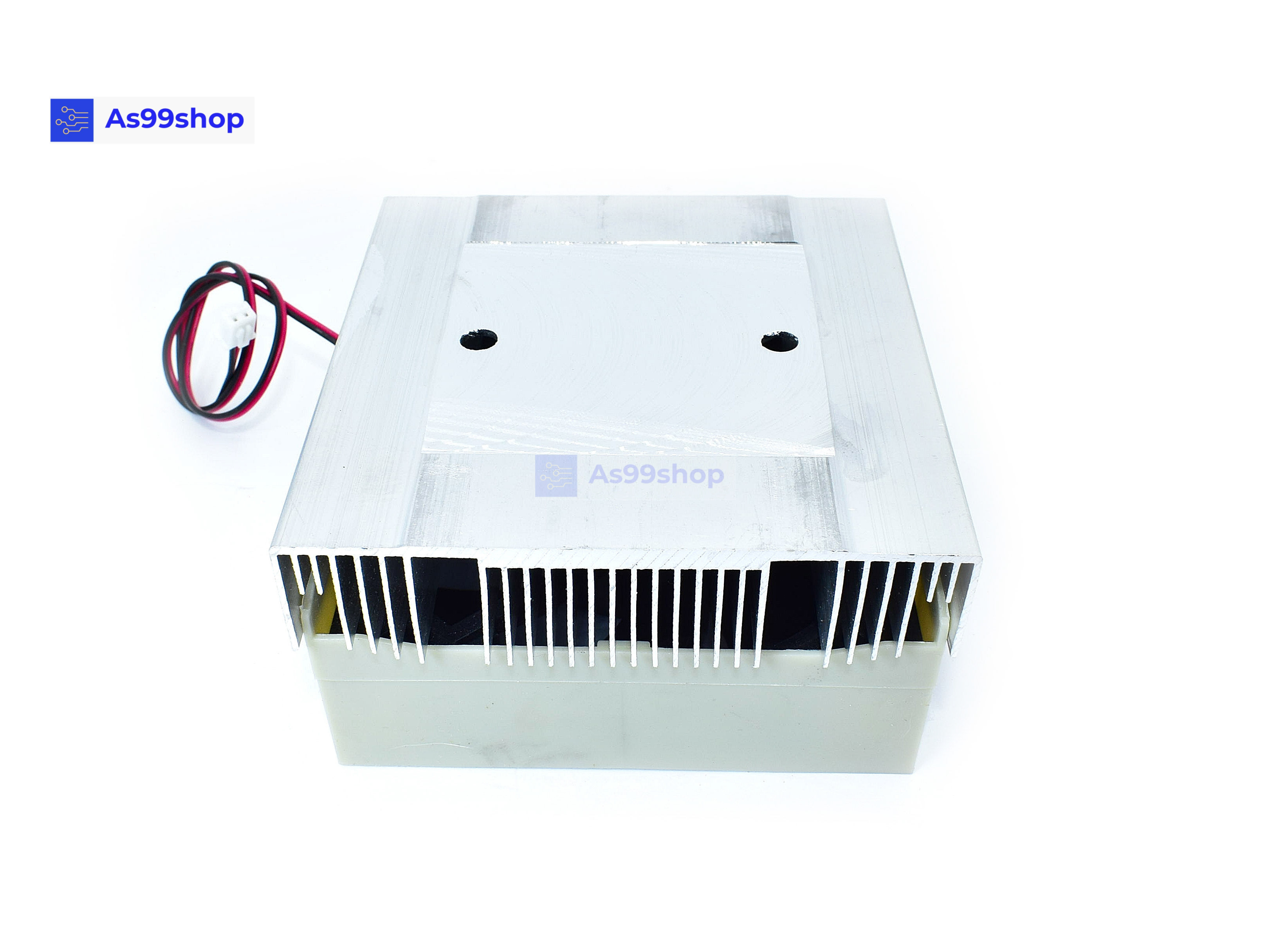 Heat Sink Aluminum Cooling block 1 ช่อง พร้อมพัดลม 3.5 นิ้ว