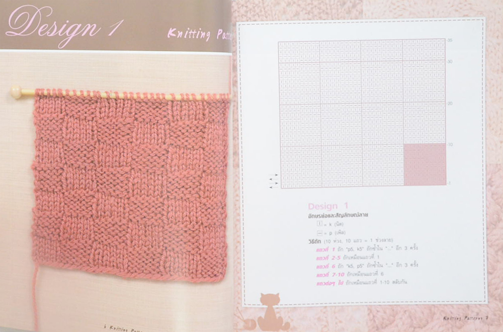 KNITTING PATTERNS ลาย-พื้นฐานนิตติ้ง