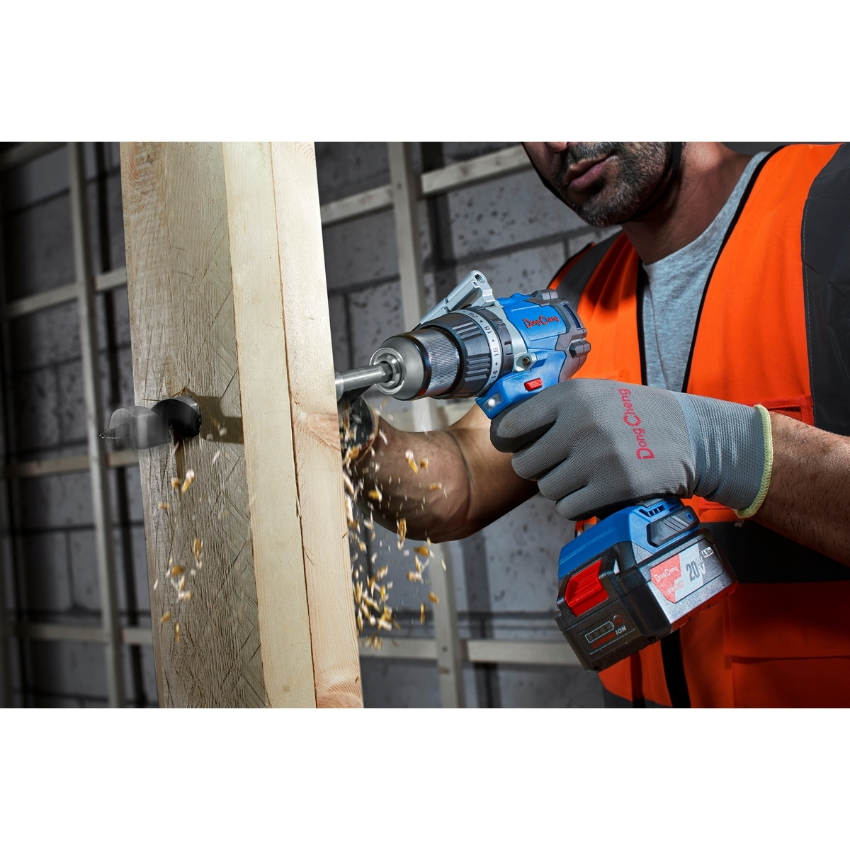 Dong Cheng DCJZ03-13 สว่านกระแทกไร้สาย 120Nm 20V แบตx1