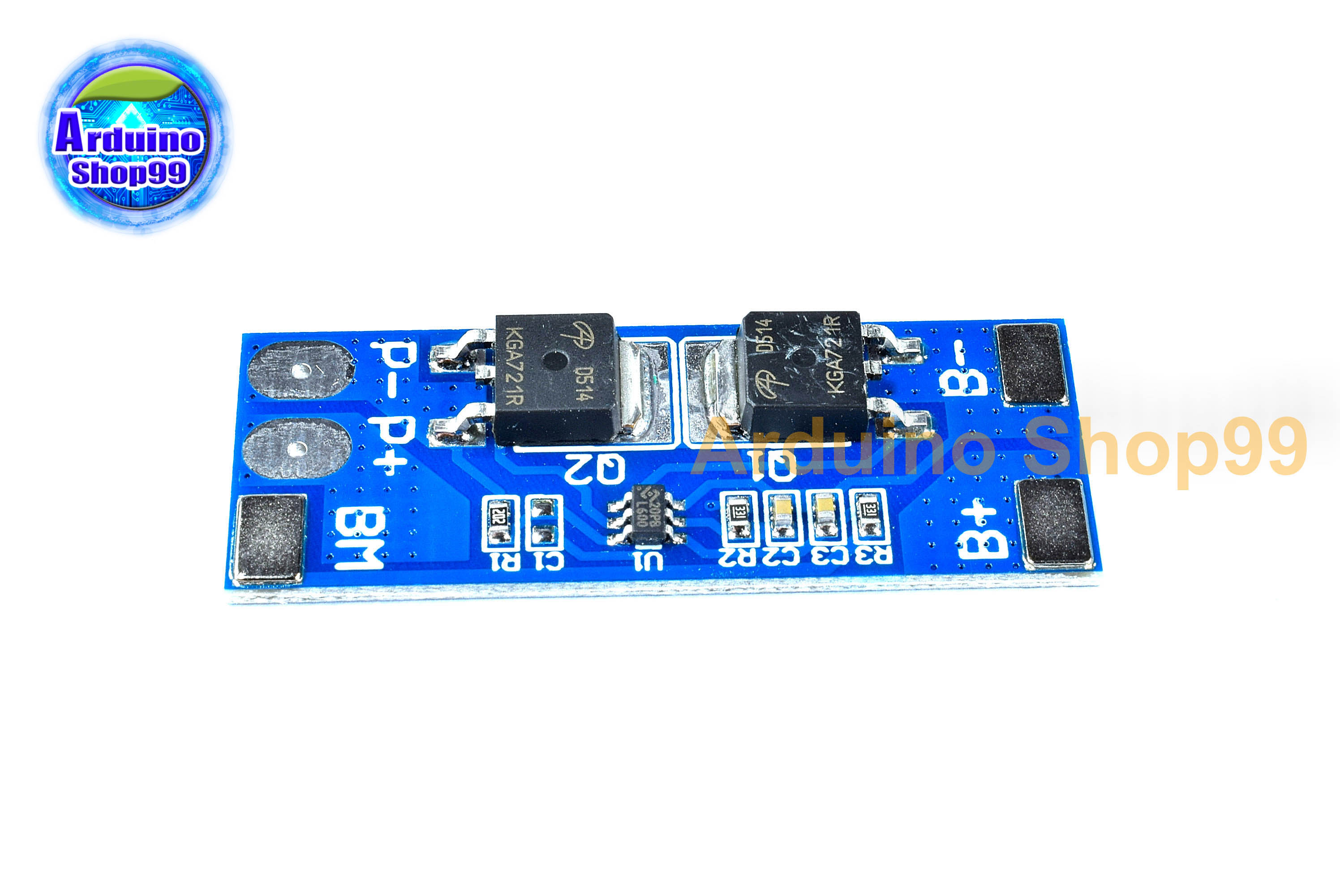 2 series 7.4V lithium battery protection board 8A working current 15A