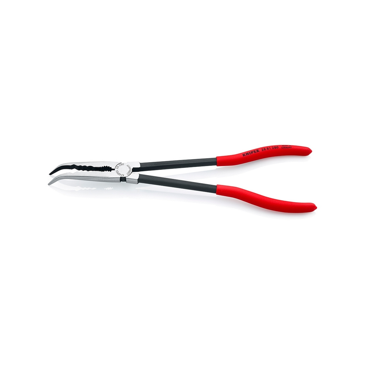 KNIPEX 28 81 280 คีมปากแหลมคอยาวพิเศษ ปากงอ 45 องศา 280mm (11")