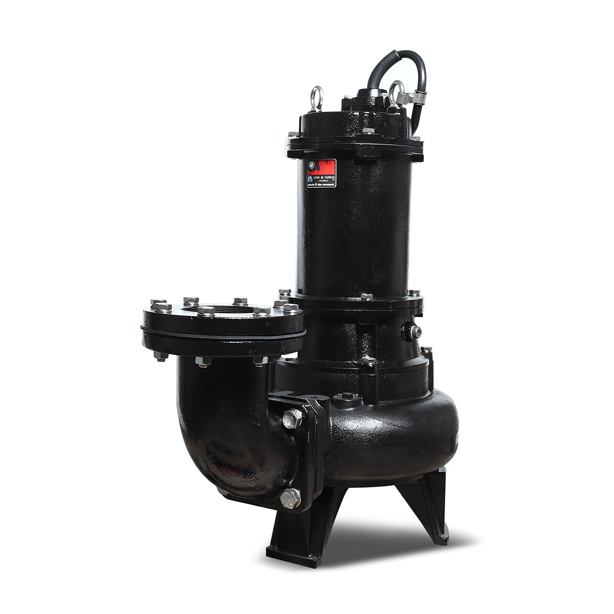 SHOWFOU FO-532 ปั๊มแช่ดูดน้ำบ่อบำบัด 4" 5HP/380V