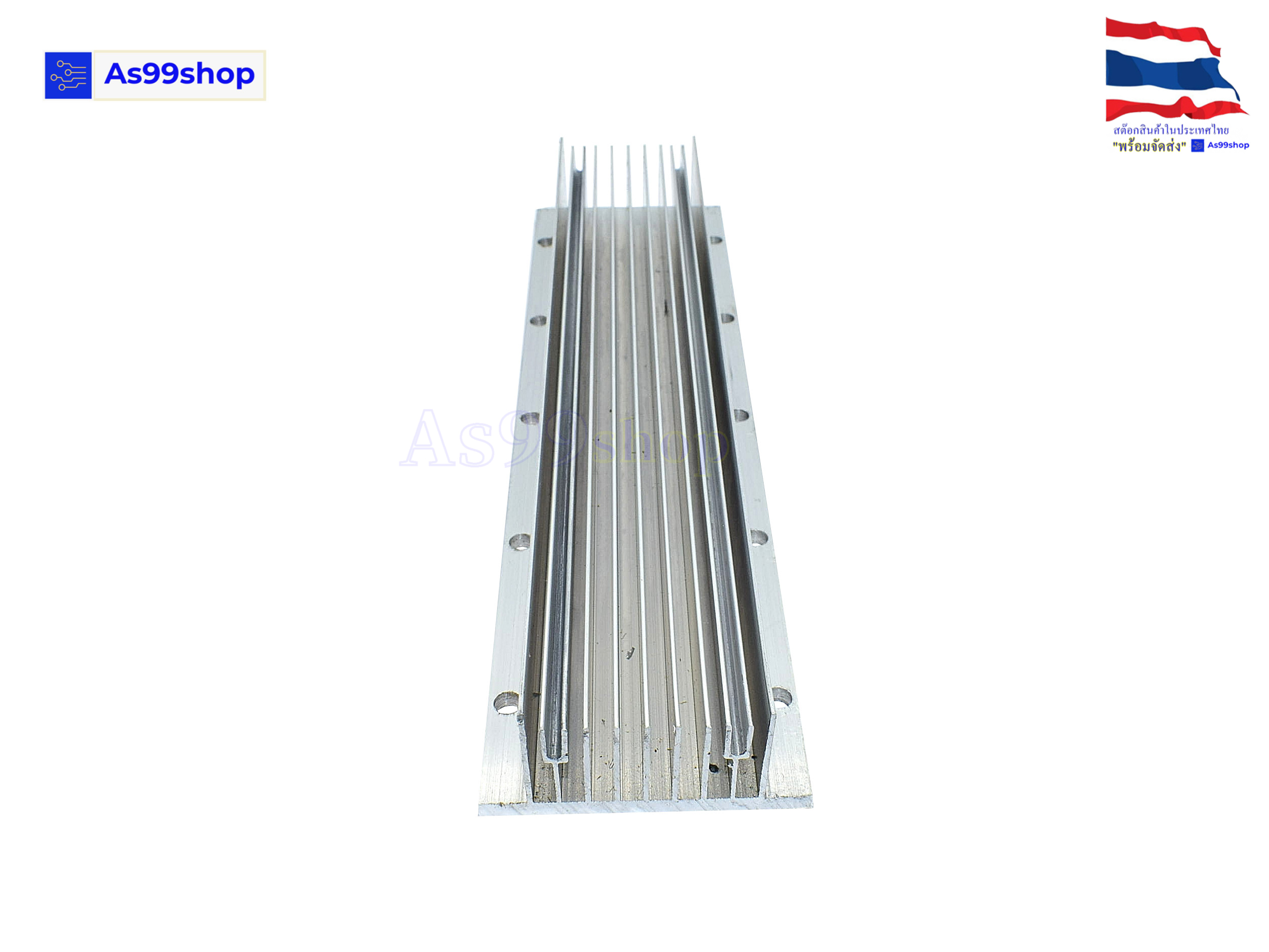 Heat Sink Aluminum Alloy Cooling block ฮีทซิงค์ระบายความร้อนหรือเย็น ขนาด(60*225*28)