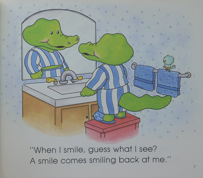 “Smile,” Says Little Crocodile
