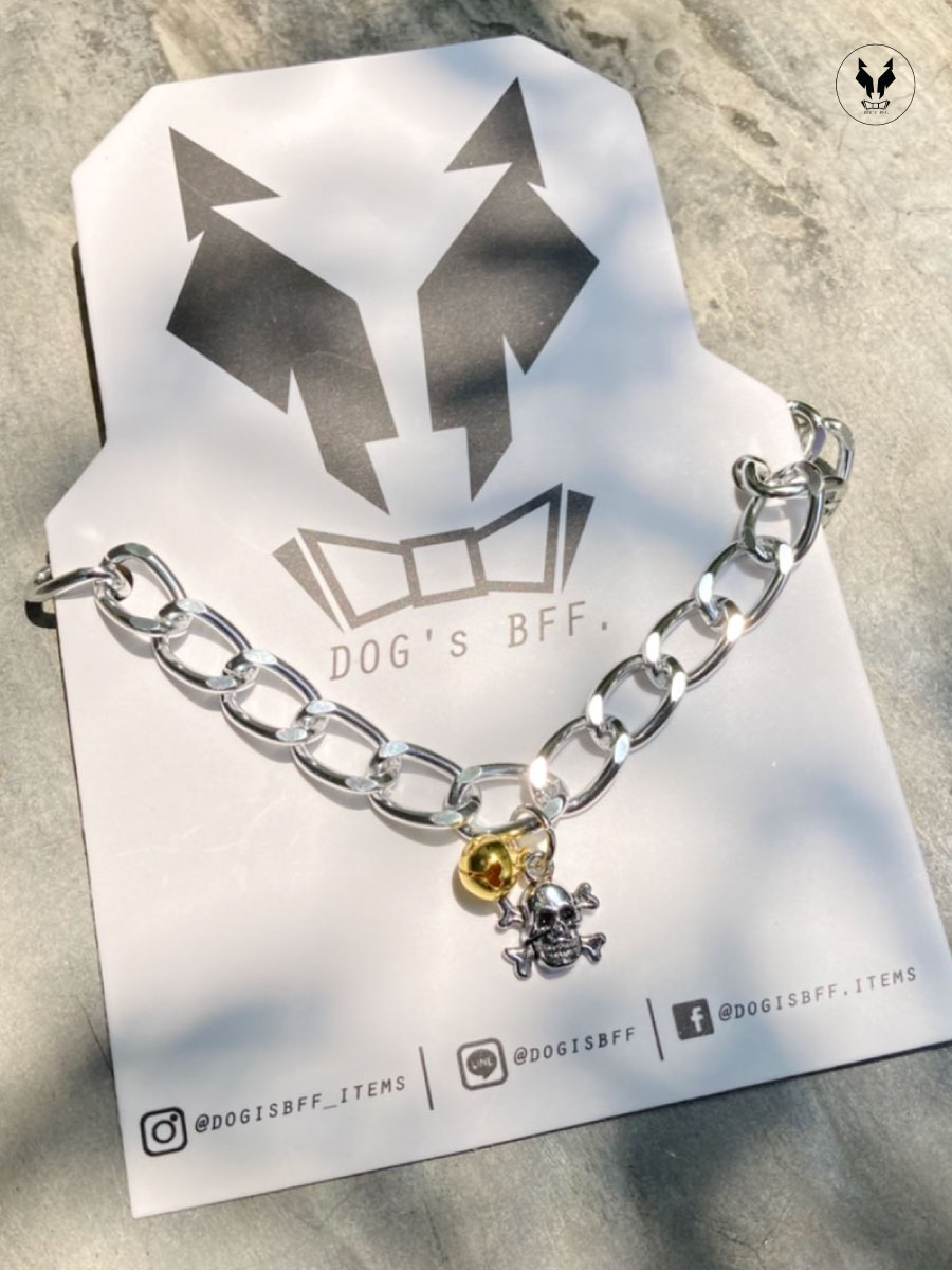 โซ่สุนัข สร้อยคอสุนัข ปลอกคอสุนัข แมว PIRATE Bell