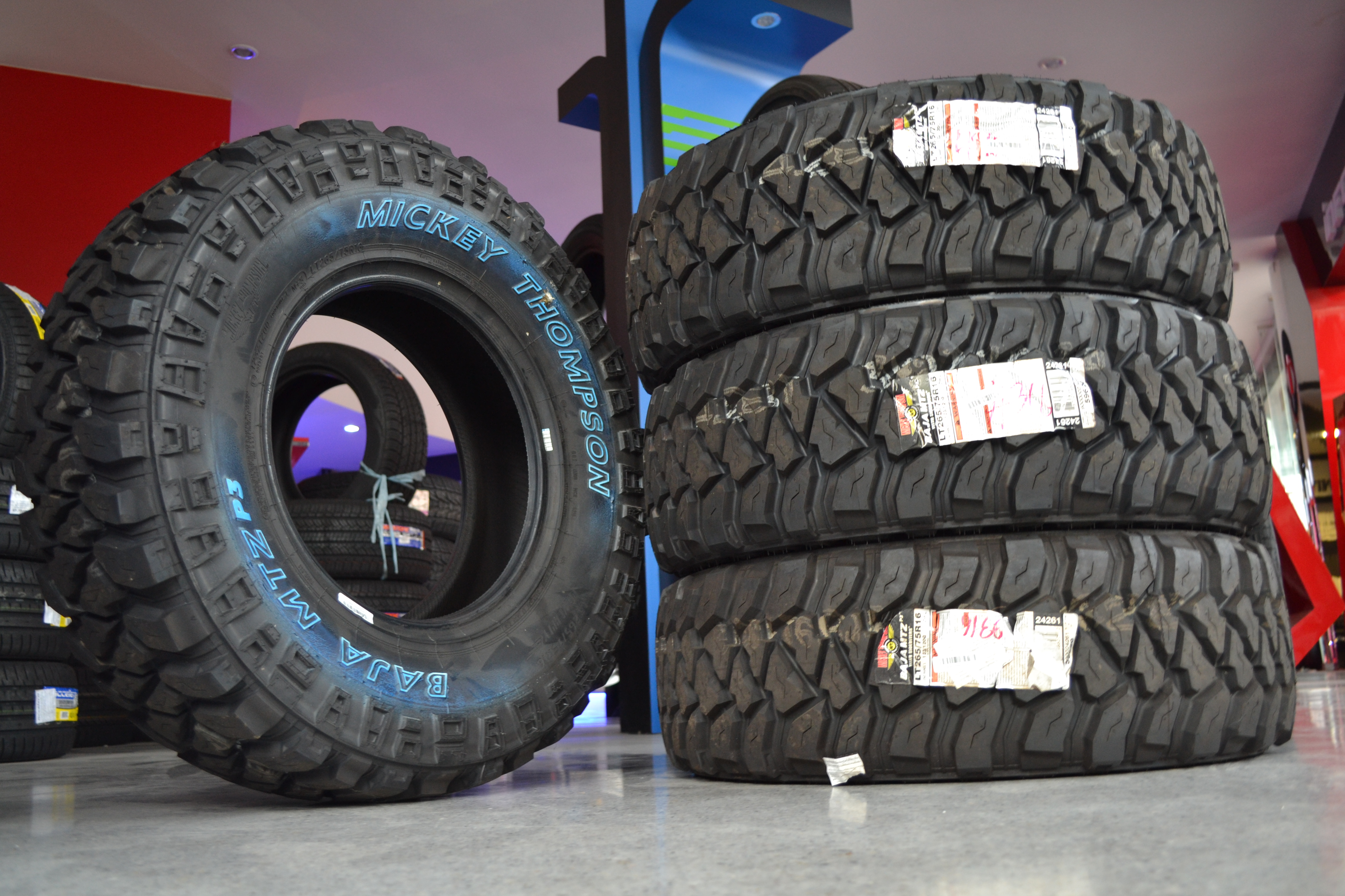 ยาง MICKEY THOMPSON MTZ P3 ขนาด 26575R16