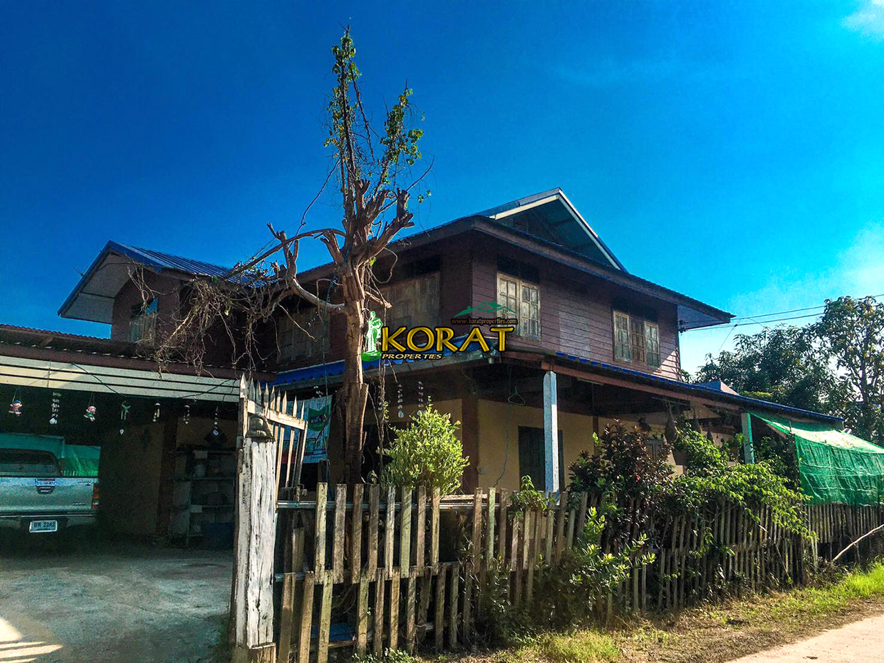 ขายบ้านเดี่ยว 2ชั้น (แปลงหัวมุมถนน) 95ตรว. โซน สี่มุม #รหัสทรัพย์ KP-0297
