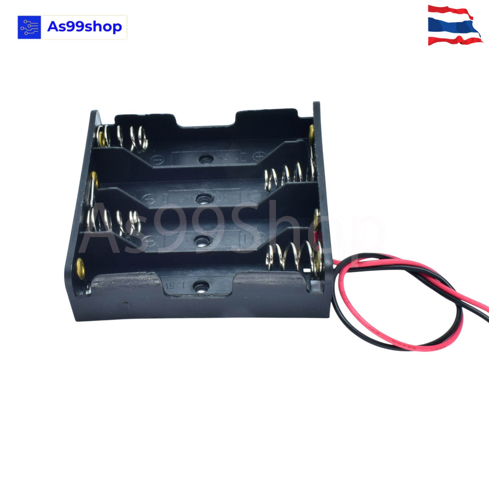 รางถ่าน 2xAA,3xAA,4xAA มีสวิตซ์ ปิด/เปิด และไม่มีสวิตช์( 1 ชิ้น)