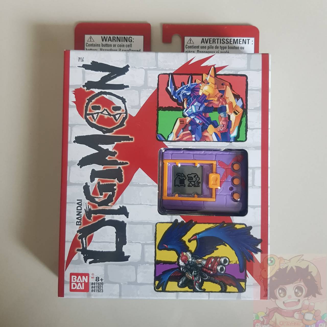 Digital Monster V-pet Ver.X ENG PURPLE ORANGE COLOR(สีม่วงส้ม) ของใหม่มือ 1 [LOT US]ดิจิม่อน
