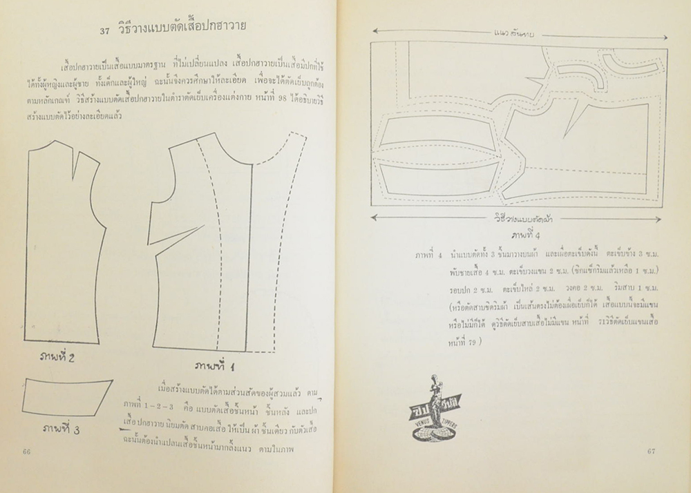 เทคนิคการเย็บเครื่องแต่งกายสตรี 108 วิธี ฉบับมาตรฐานของเมืองไทย