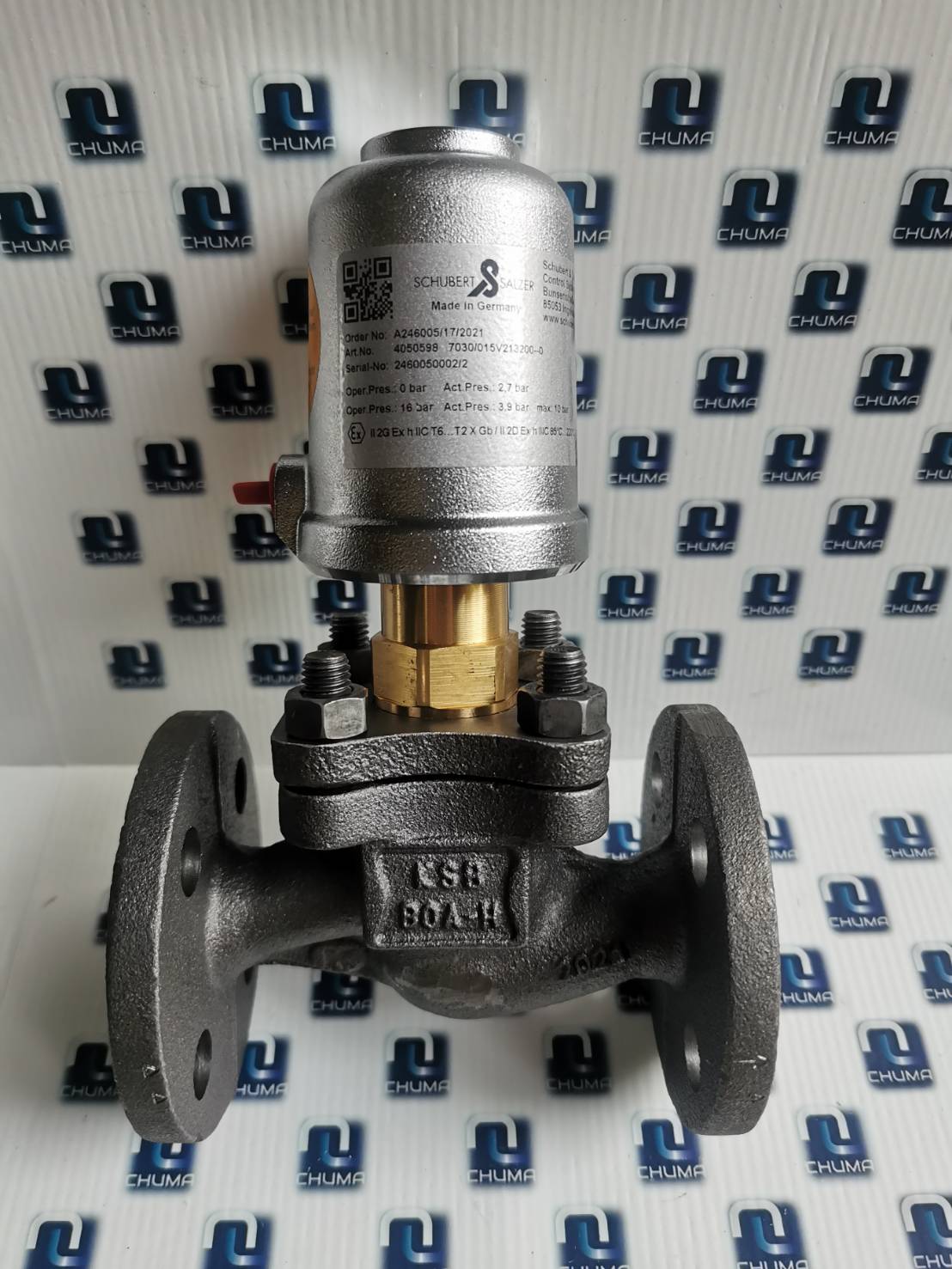 Schubert & Salzer, Schubert Salzer, Flange Bodied Valve S&S 7030/015V213200--0