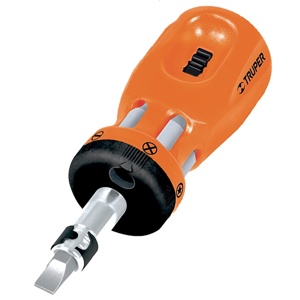 TRUPER 18193 ไขควงด้ามฟรี mini+ดอก 12 หัว
