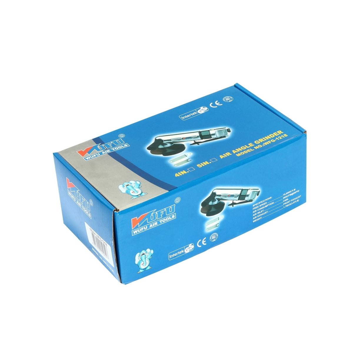 WUFU WFG-1218 เครื่องเจียรลม 4" 10000rpm สวิทซ์บีบ