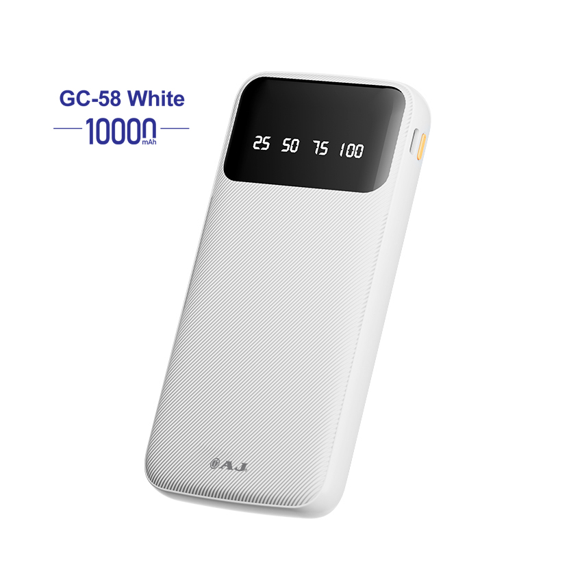 AJ พาวเวอร์เเบงค์ รุ่น B200 ความจุ 20000mAh มีสายชาร์จในตัว มีไฟบอกระดับเเบตเตอรี่ (มอก.2879-2560) ประกัน 1 ปี