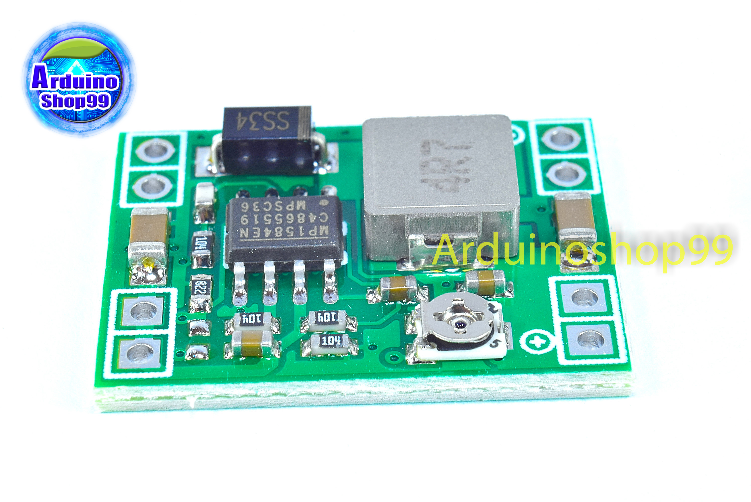 MP1584EN DC-DC Step-Down Power Module แปลงไฟจาก 4.5 - 28 Volt เป็น 0.8 - 20 Volt 3 Amp
