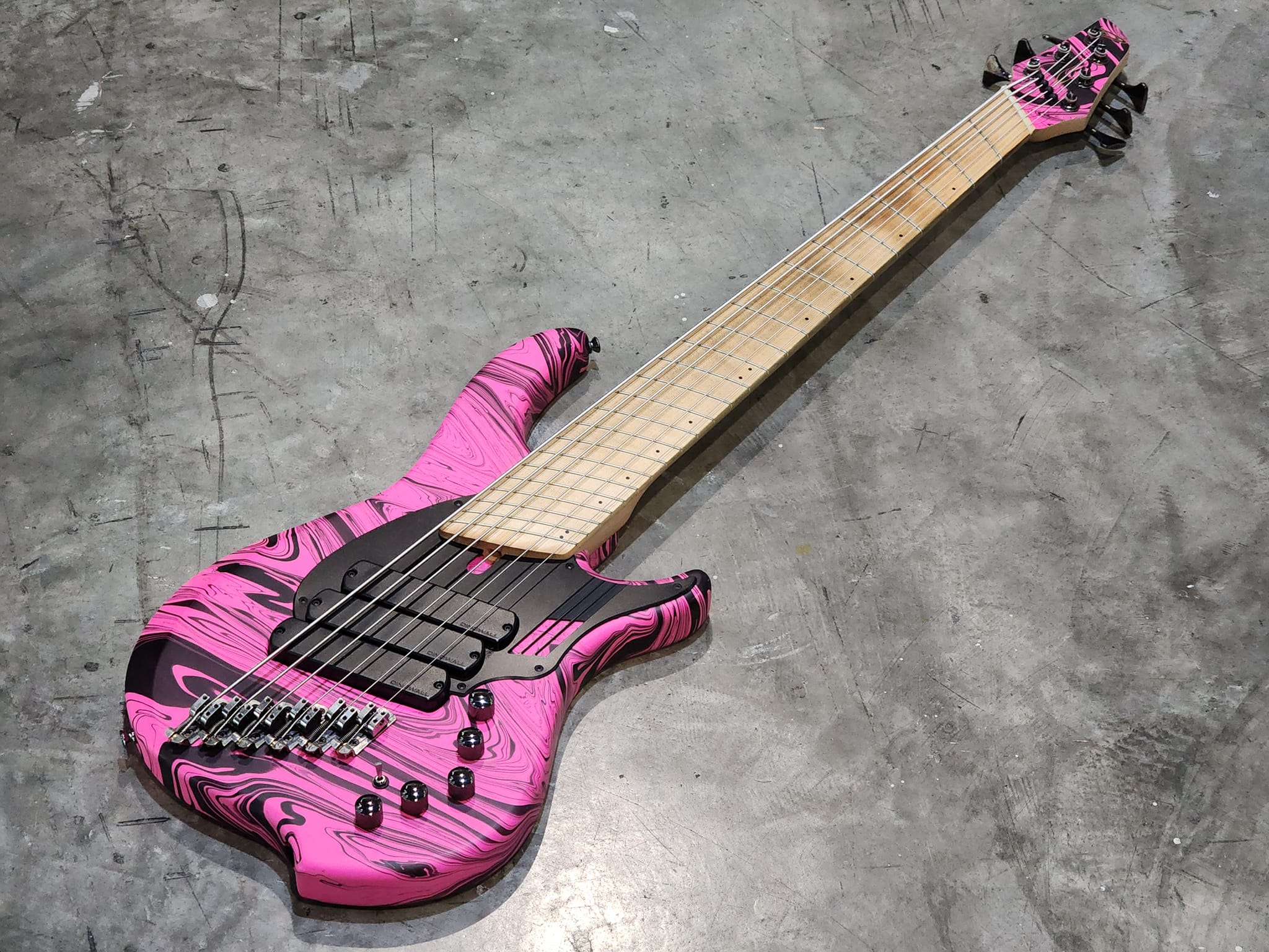 (USED) DINGWALL NG3-6 "Adam Nolly Getgood" Signature Pink Swirled Limited Edition 2021