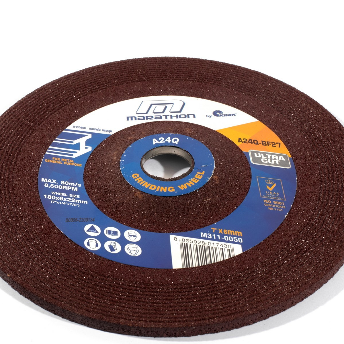 MARATHON ใบเจียร 7"x6mm ULTRA (25ใบ/กล่อง)