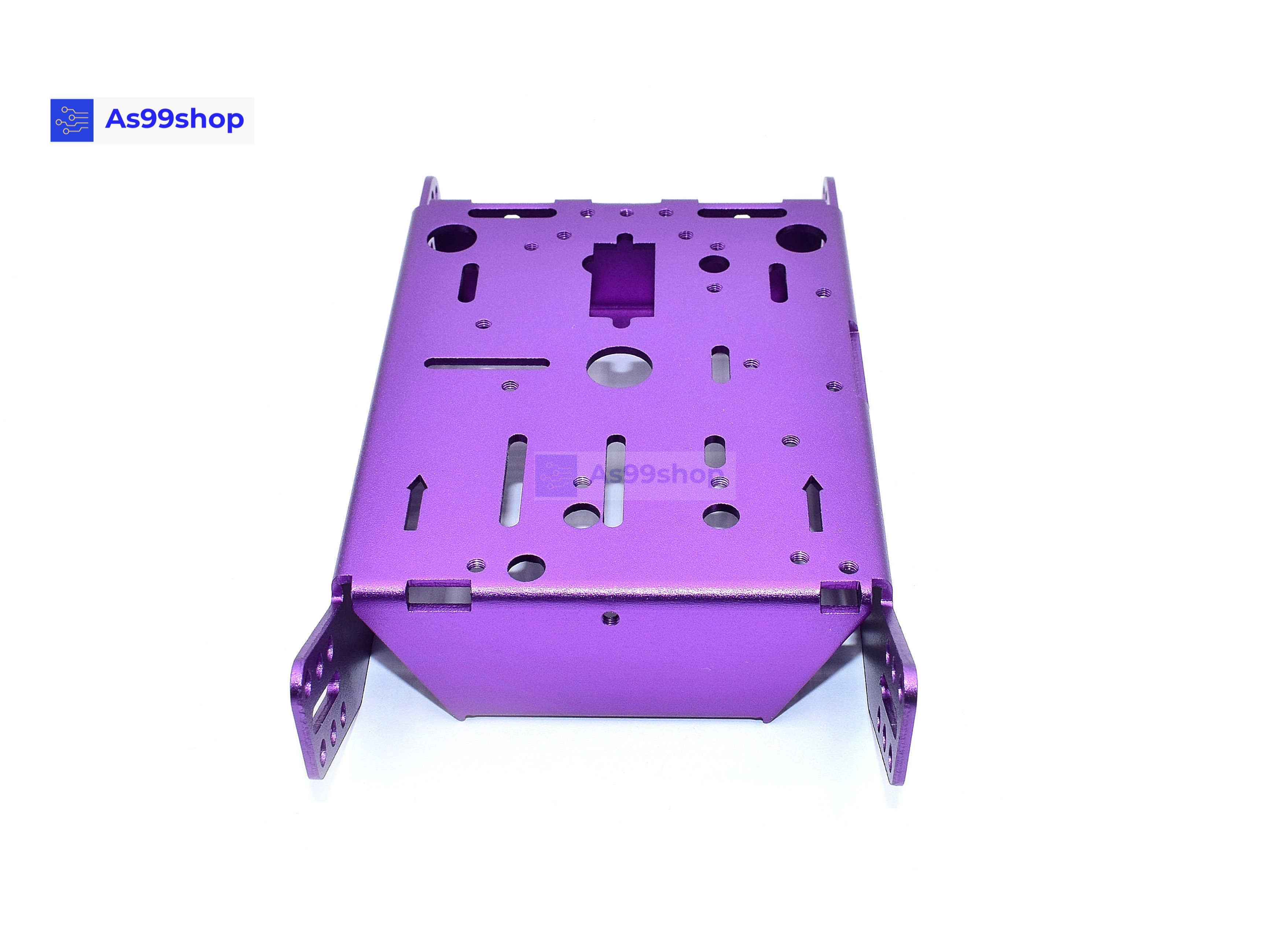 โครงรถหุ่นยนต์ Aluminum alloy robot Smart car สี Metallic purple