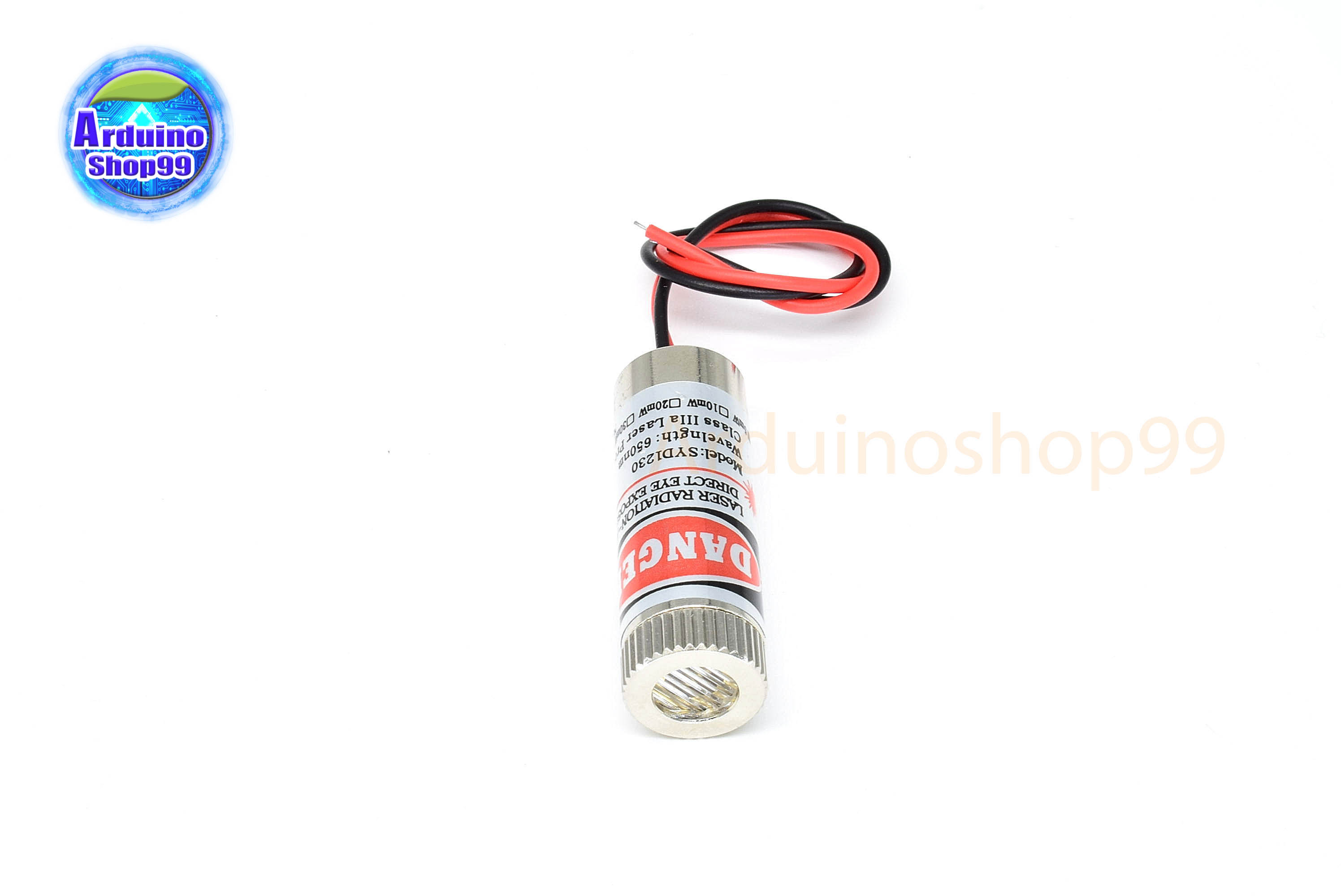 Laser 5mW 650NM เลเซอร์แบบเส้นตรง-สีแดง ปรับโฟกัสได้