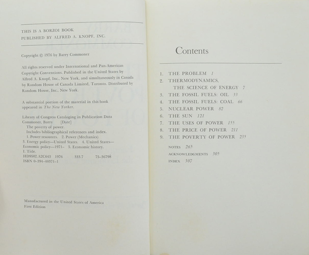 THE POVERTY OF POWER