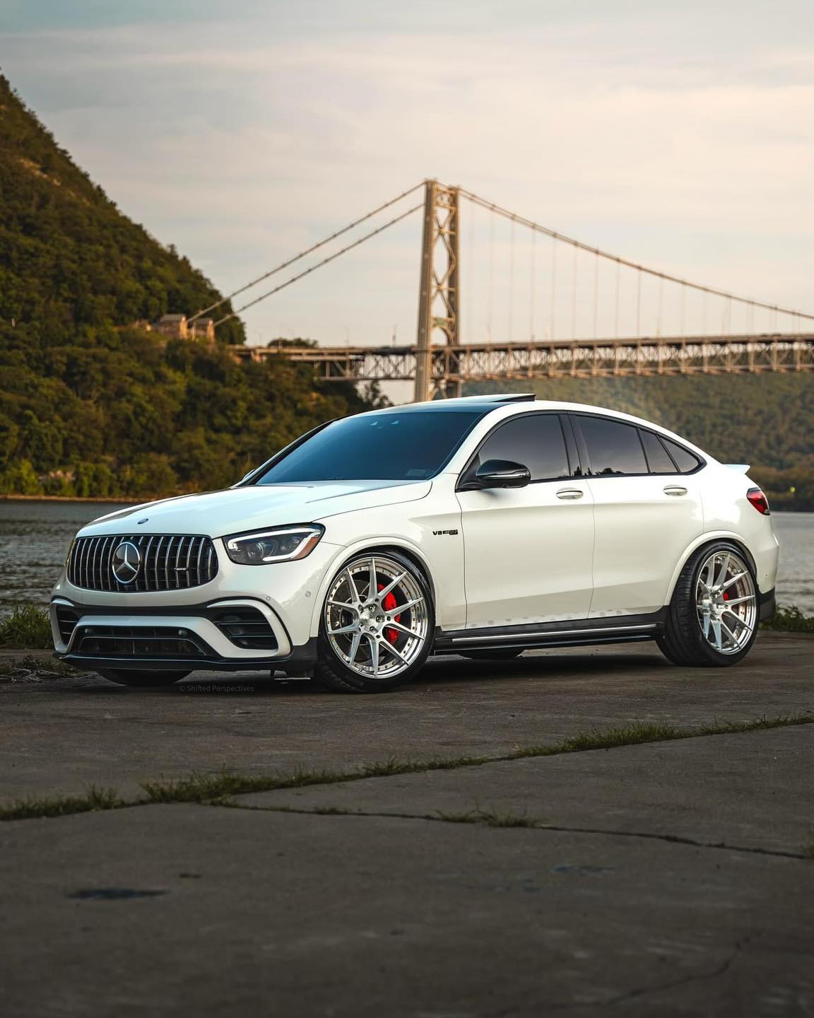 ล้อ BC Forged แบรนด์ดัง ระดับโลก รุ่น HCA165S ติดตั้งรถ Mercedes Benz GLC63 AMG •