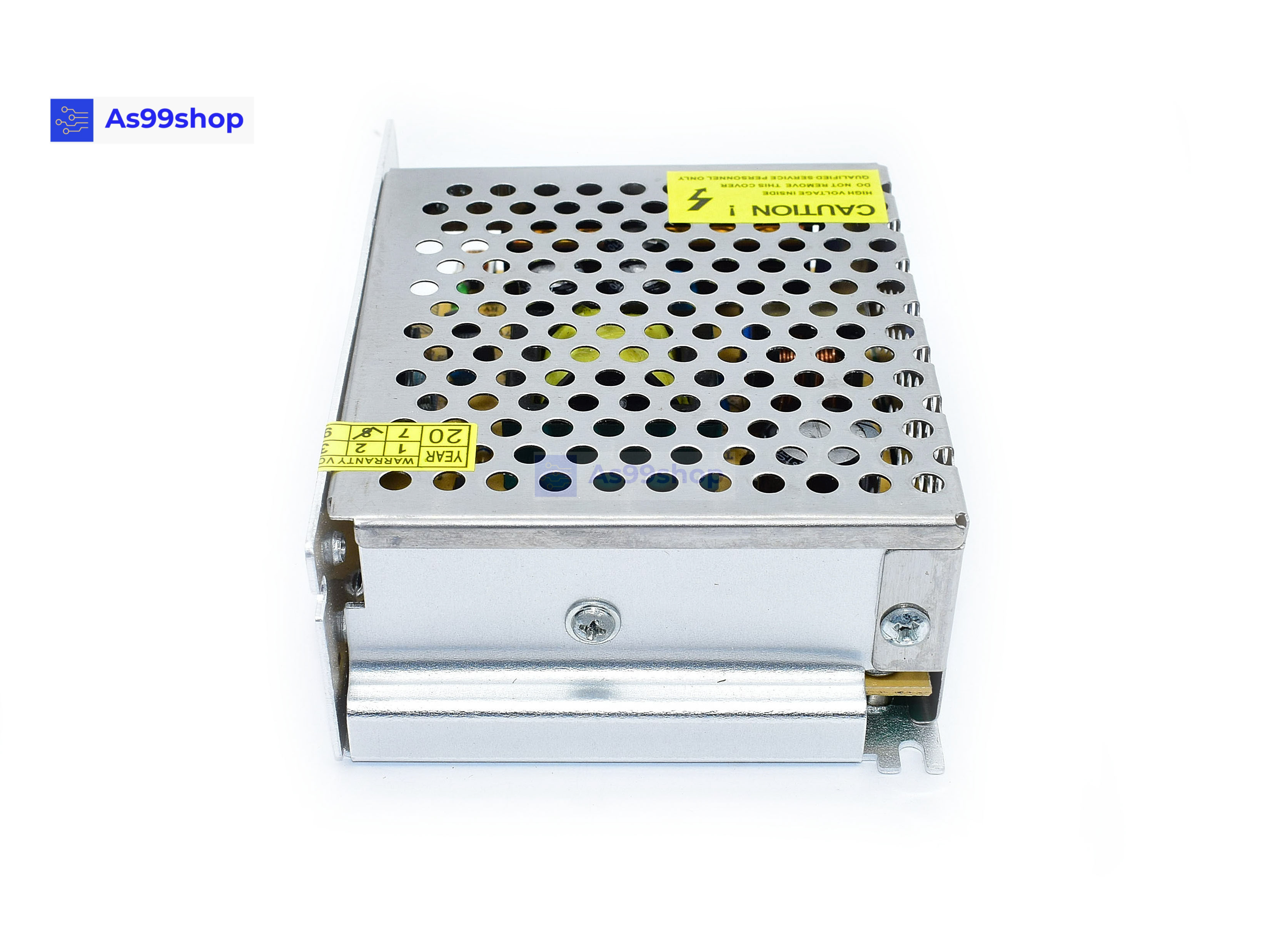 Switching Power Supply สวิตชิ่งเพาเวอร์ซัพพลาย 5V 5A 25W(สีเงิน) S-25-5