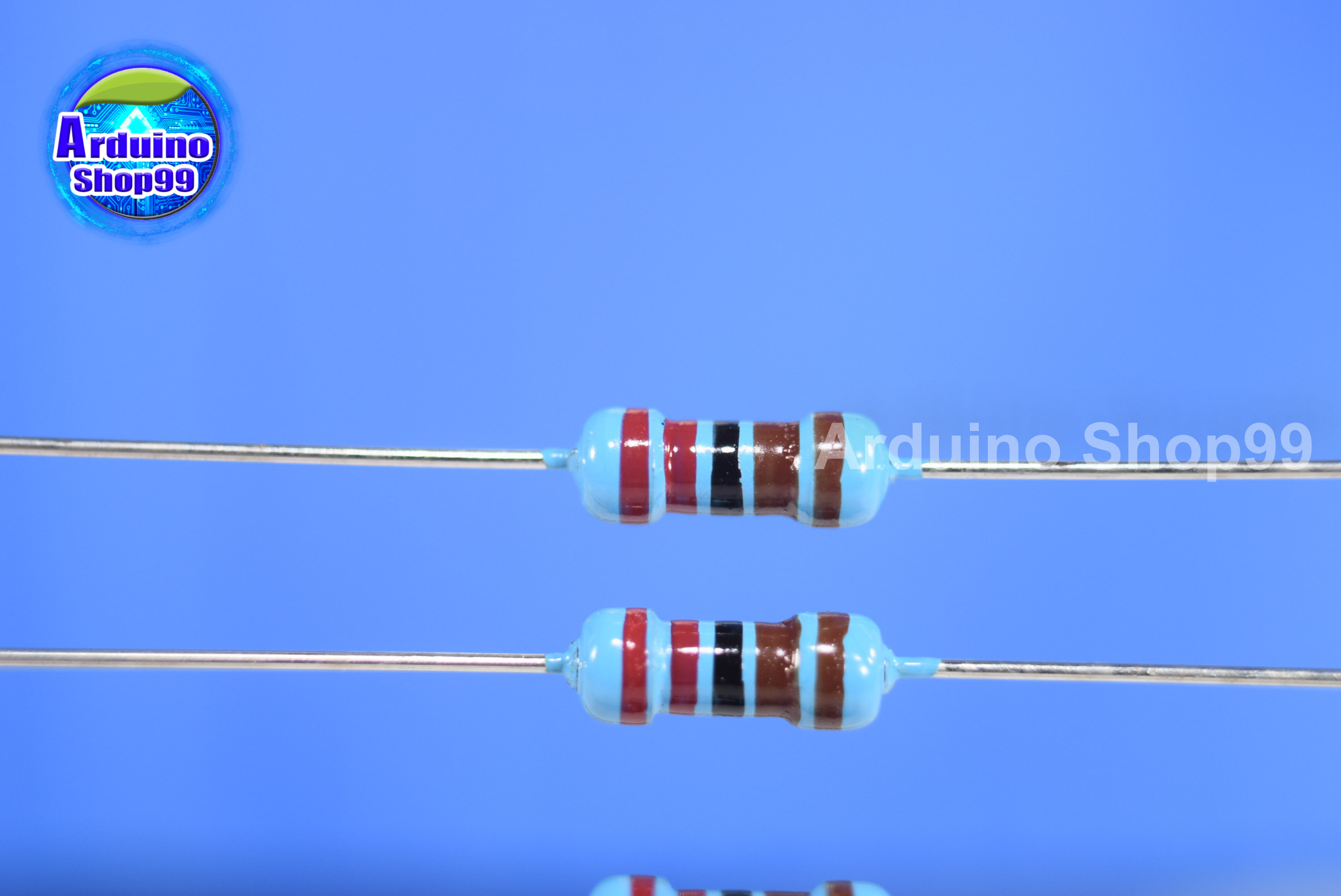 ตัวต้านทาน 2.2 KOhm 1/4W ( 1 ชุด มี40 ตัว )