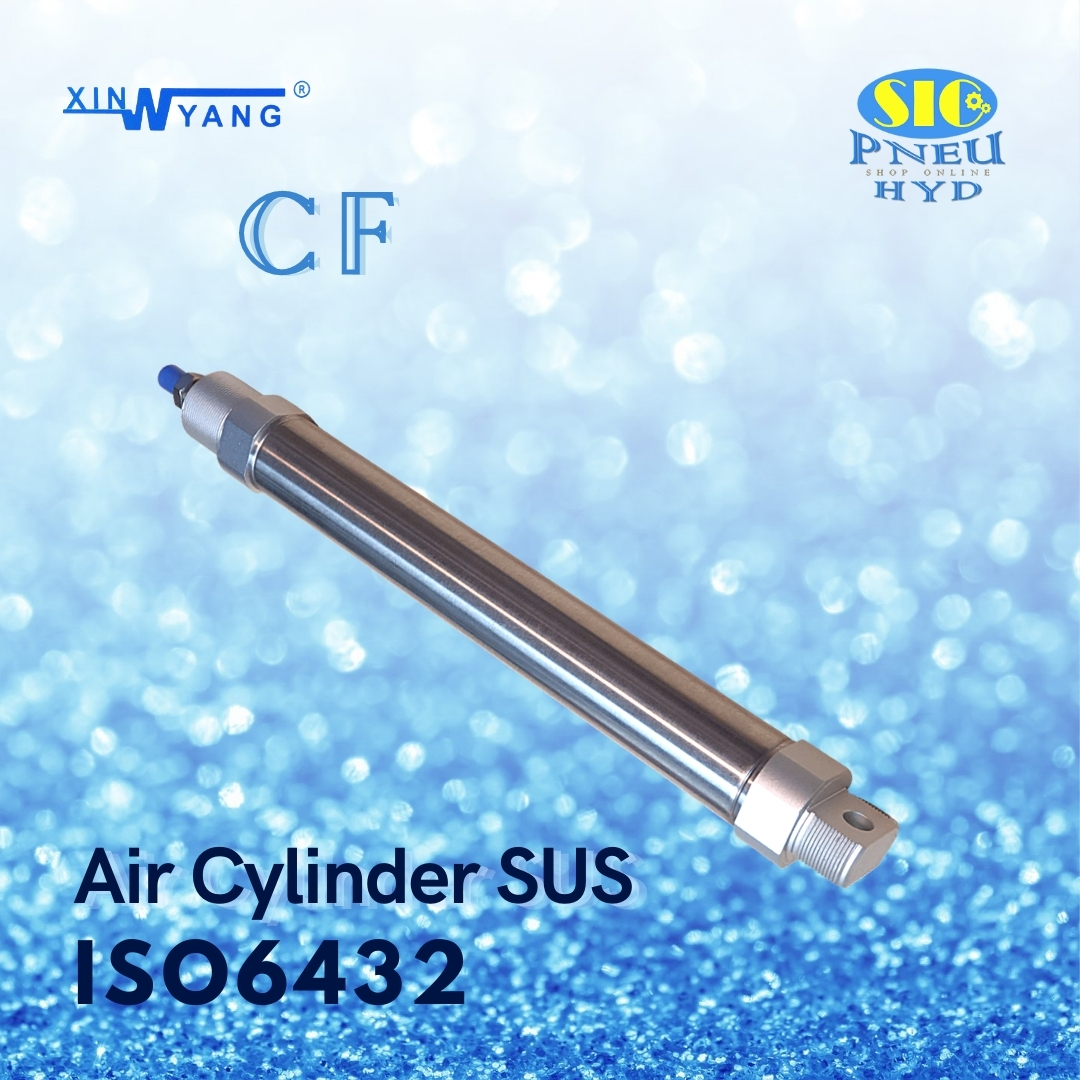 CF32 : AIR CYLINDER SUS เทียบ SMC C85 Series ISO 6432 กระบอกลมแสตนเลส